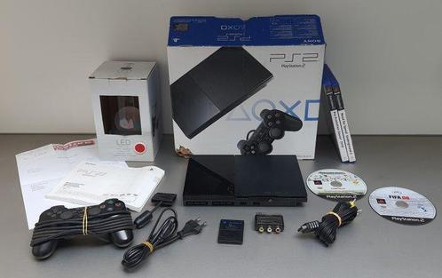 Aanzetten Kaap Vochtig ② Sony Playstation 2 Super Slim SCPH-90004 CB - Console avec —  Spelcomputers | Overige Accessoires — 2dehands