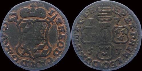 Southern Netherlands Liege Johann Theodor von Bayern liar..., Timbres & Monnaies, Monnaies | Europe | Monnaies non-euro, Envoi