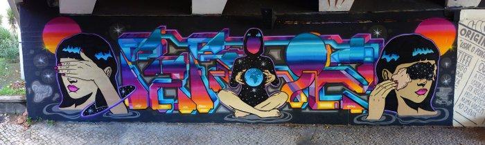 Pariz One – ”Uni-Verse-Choose not to See“, Antiek en Kunst, Kunst | Designobjecten