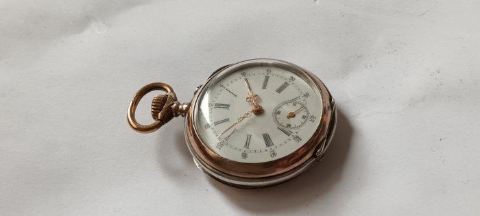 pocket CYLINDRE 10 rubis - silver - pocket watch - No, Bijoux, Sacs & Beauté, Montres | Hommes