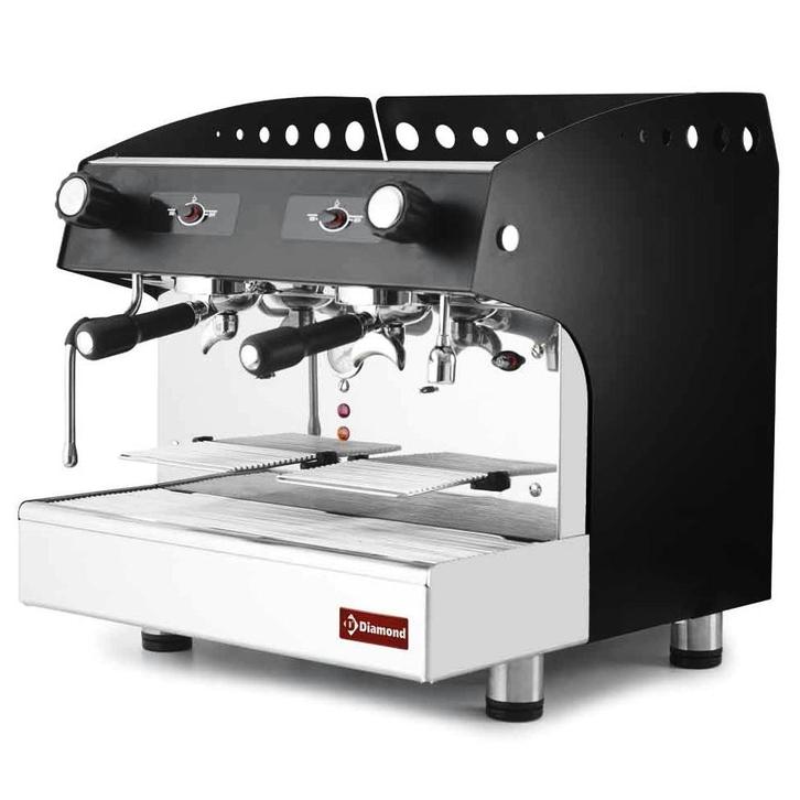 Espresso Apparaat | 2 Groepen | Half Automatisch | Zwart |, Zakelijke goederen, Horeca | Keukenapparatuur, Nieuw in verpakking