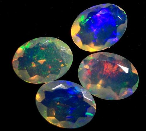Cristaux éthiopiens en opale de cristal de 2,60 carats - à, Verzamelen, Mineralen en Fossielen