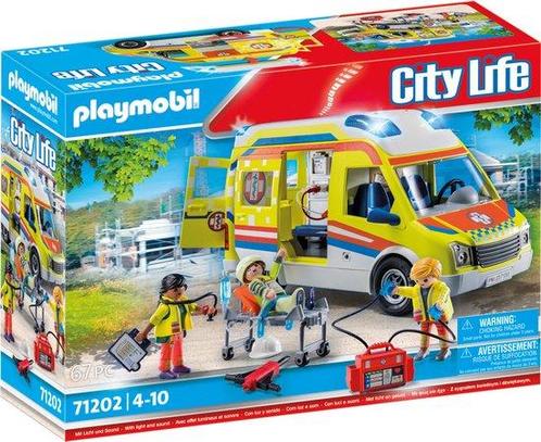SHOWMODEL PLAYMOBIL City Life Ambulance met licht en gelu..., Kinderen en Baby's, Speelgoed | Duplo en Lego, Nieuw, Verzenden