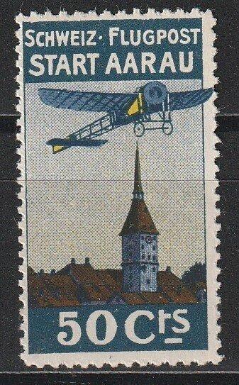 Zwitserland 1912 - Twee voorlopers luchtpost, Postzegels en Munten, Postzegels | Europa | België