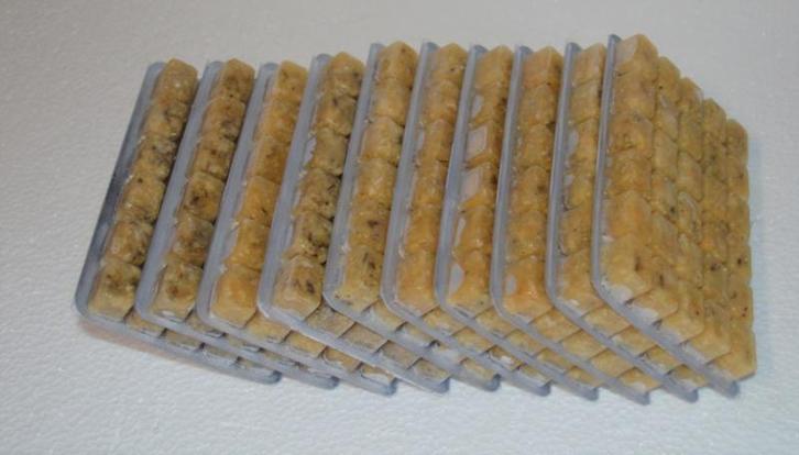 Diepvriesvoeding Mosselvlees 10x 100 gram (Diepvriesvoer), Dieren en Toebehoren, Vissen | Aquaria en Toebehoren, Overige typen