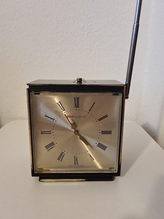 Tafel/bureauklokken (2) - Bulova e Veglia - Plastic, Latta -, Antiek en Kunst, Curiosa en Brocante