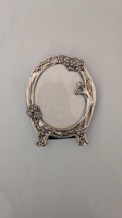 Fotolijst - Verzilverd - Art Nouveau, Antiek en Kunst, Curiosa en Brocante
