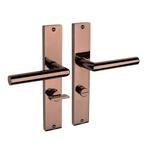 Lusso geveerd op schild wc 63/8 PVD glanzend brons, Ophalen of Verzenden, Nieuw, Overige materialen, Klink of Kruk