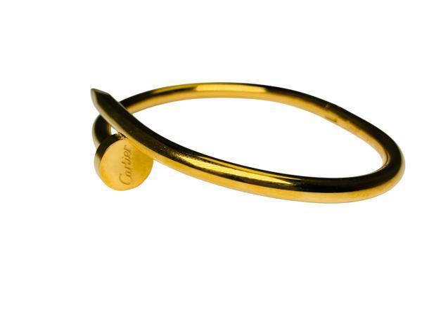 Veiling - Juste un Clou Armband | 18k Yellow Gold Plated, Handtassen en Accessoires, Armbanden