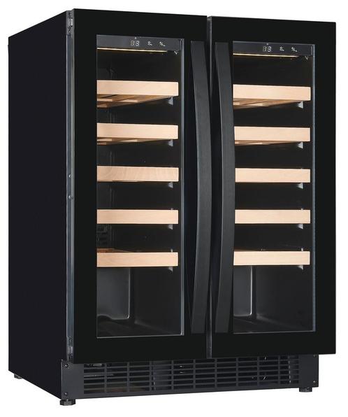 wijnkoelkast 2 deuren 100l dual zone, Elektronische apparatuur, Vriezers en Diepvrieskisten, Ophalen of Verzenden