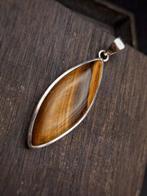 Juweel van 925 zilver met tijgeroog van topkwaliteit -