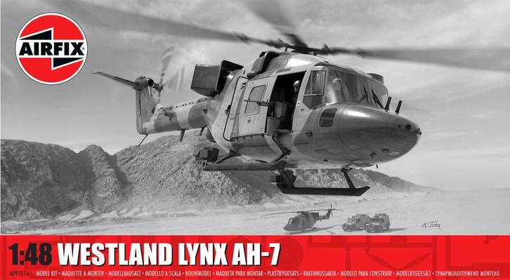 Airfix A09101A Westland Lynx AH-7 Schaal 1:48, Hobby en Vrije tijd, Modelbouw | Vliegtuigen en Helikopters, Nieuw, Overige merken