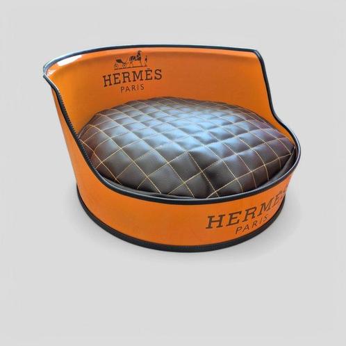 L&H creations - Honde of kattemand van oliebarrel Hermes, Antiek en Kunst, Kunst | Schilderijen | Modern