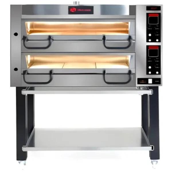 Pizzaoven | Elektrisch | 6+6x Ø30cm | 400°C | 14.6kW, Zakelijke goederen, Horeca | Keukenapparatuur, Nieuw in verpakking, Verzenden
