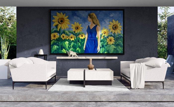 Evan Kotowsky - le regard du soleil - XXL, Antiek en Kunst, Kunst | Schilderijen | Modern