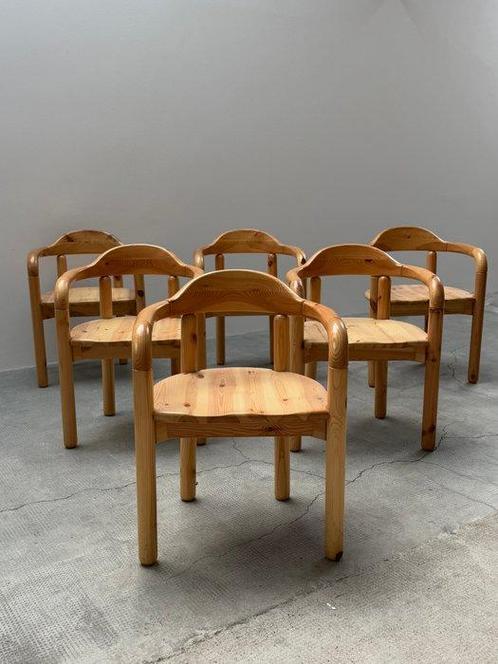 Hirtshals Savvaerk - Rainer Daumiller - Chaise (6) - Bois de, Antiek en Kunst, Antiek | Meubels | Stoelen en Sofa's