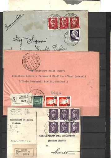 Italië 1945/1946 - 25 reisbustes liet de facto ministaat beschikbaar voor biedingen