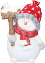 Tweedekans | Kerstcadeaus Kerst Beeld Sneeuwpoppenpaar -, Diversen, Kerst, Ophalen of Verzenden, Nieuw