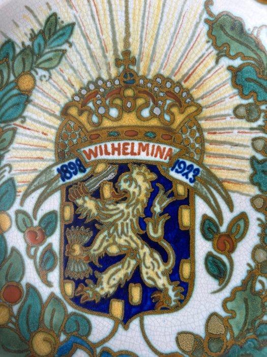 Plateelbakkerij Zuid-Holland te Gouda - Bord - 25 jarig, Antiek en Kunst, Antiek | Glaswerk en Kristal
