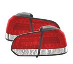 FEUX ARRIÈRE POUR VOLKSWAGEN VW GOLF 6 08- LED ROUGE CHROMÉ, Verzenden