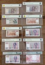 België. - 10 banknotes - various dates - Pick 134b, 138,, Postzegels en Munten