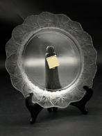 Assiette - Lalique Paris – Kristallteller mit Blattdekor –, Antiek en Kunst, Curiosa en Brocante
