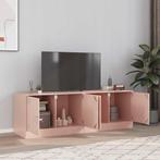 vidaXL Tv-meubelen 2 st 67x39x44 cm staal roze, Huis en Inrichting, Verzenden, Nieuw