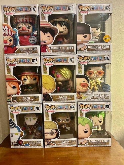 Funko  - Funko Pop - Lotto Exclusive: Mix One Piece Pop, Antiek en Kunst, Antiek | Speelgoed