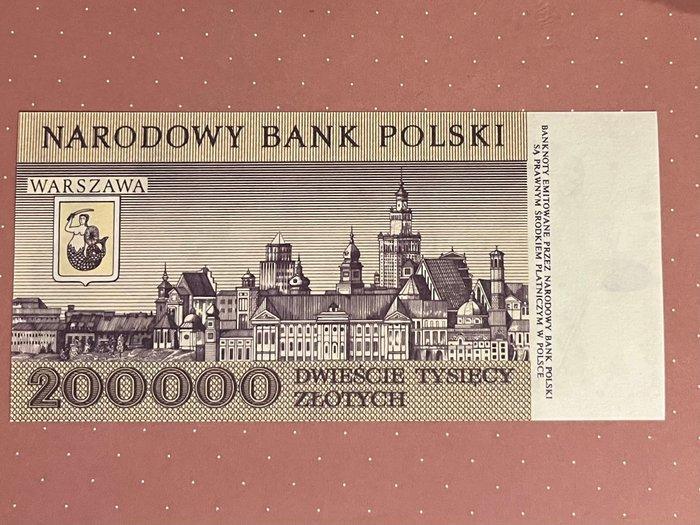 Polen. - 200 000 Zlotych - 1989 - Pick 155 (Zonder, Postzegels en Munten, Bankbiljetten | Europa | Niet-Eurobiljetten