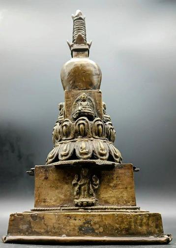 Stupa népalais en bronze - Bronze - Népal - 1900-2000
