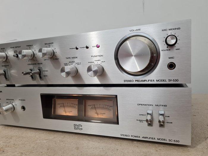 Toshiba - Voorversterker SY-530 - Versterker SC-530 Hifi-set, Audio, Tv en Foto, Radio's