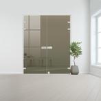 Glazen dubbele binnendeur XL voor stomp kozijn RVS beslag-Br, Bricolage & Construction, Verzenden