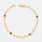 Zonder minimumprijs - Armband - 18 karaat Geel goud Saffier, Nieuw