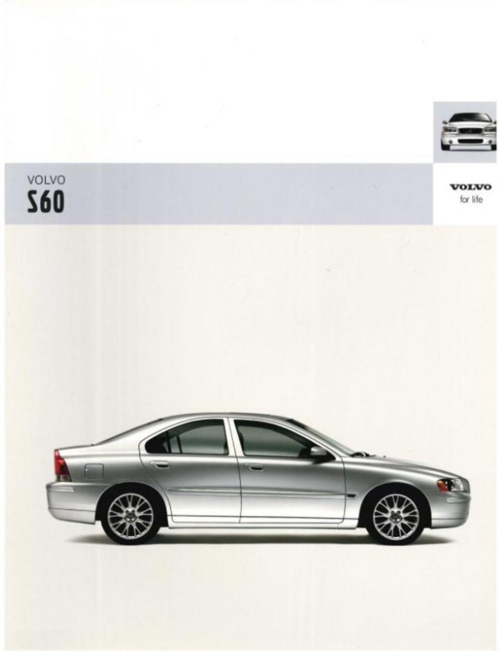 2005 VOLVO S60 BROCHURE NEDERLANDS, Livres, Autos | Brochures & Magazines