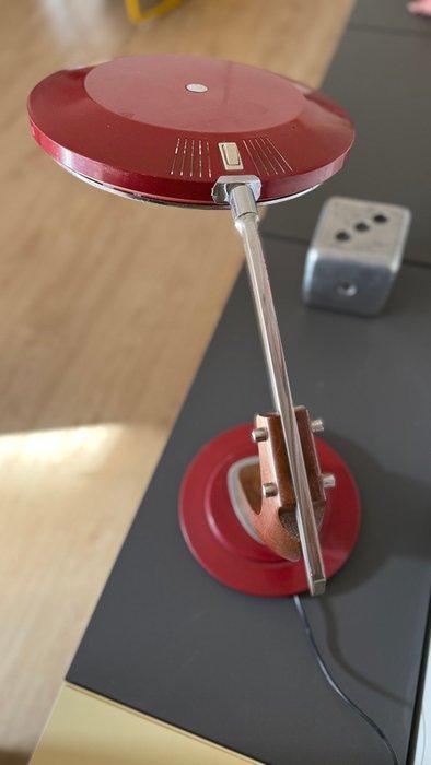 Lampe de table - Métal, Bois, Antiek en Kunst, Antiek | Verlichting