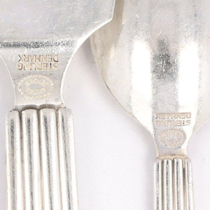 Georg Jensen - Sigvaard Bernadotte - bestekdelen- model, Antiek en Kunst, Antiek | Zilver en Goud