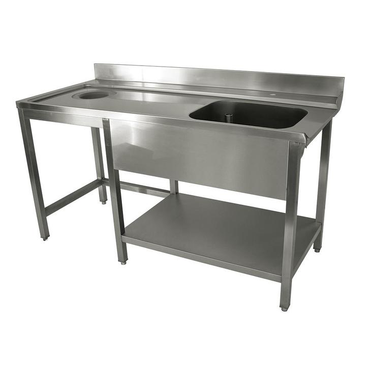 Aanvoertafel | RVS | Links | 1 Spoelbak | Stortgat +, Zakelijke goederen, Horeca | Keukenapparatuur, Nieuw in verpakking, Verzenden