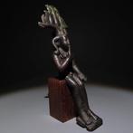 Oud-Egyptisch Brons Harpocrates Godfiguur. Late periode, 664