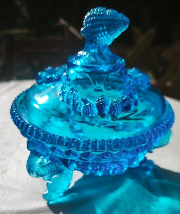 vallerysthal - Suikerkom - Glas - Schelpdieren, Antiek en Kunst, Antiek | Glaswerk en Kristal