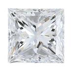 1 pcs Diamant  (Natuurlijk)  - 0.87 ct - Carré - D