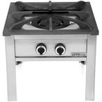 Hokker | Gas | 2 Branders (Dubbele Ring) | 15kW |, Verzenden