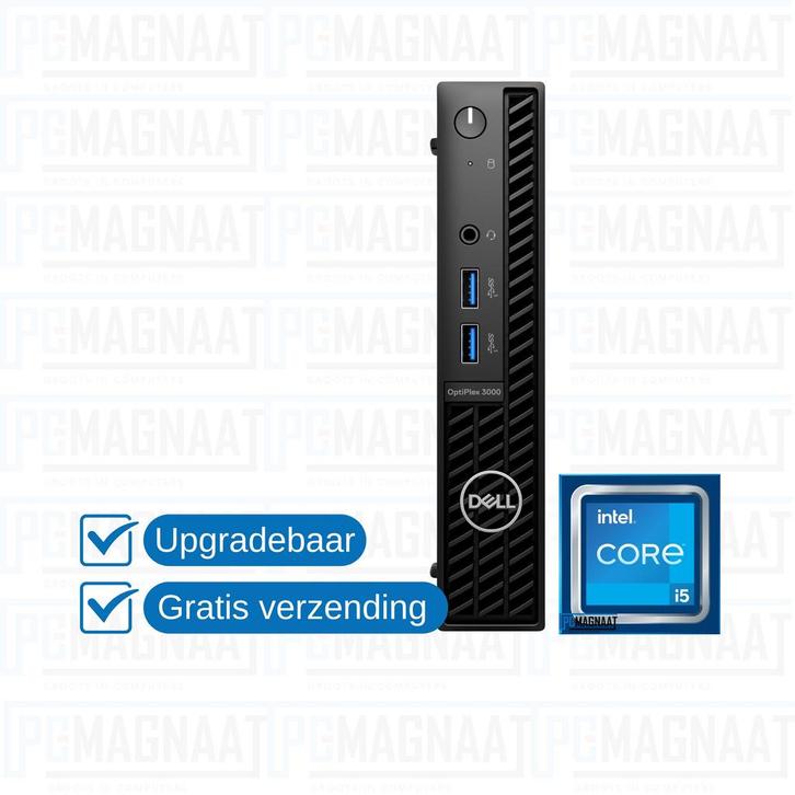 Dell Optiplex 3000 MFF i5-12500T @2.0GHz 8GB DDR4 256GB NVMe, Computers en Software, Desktop Pc's, 2 tot 3 Ghz, SSD, Zo goed als nieuw