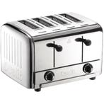 Broodrooster RVS | Cap.4st. | 230V | 350x360x230(h)mm, Verzenden, Nieuw in verpakking