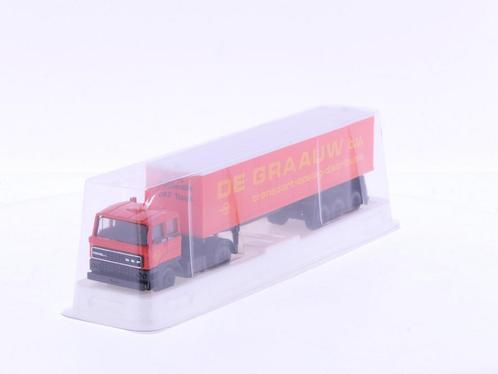 Schaal 1:87 EFSI DAF 3300 met oplegger De Graauw #7019, Hobby en Vrije tijd, Modelauto's | 1:87, Zo goed als nieuw, Ophalen of Verzenden
