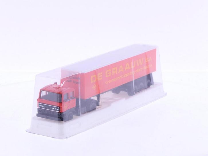 Schaal 1:87 EFSI DAF 3300 met oplegger De Graauw #7019, Hobby en Vrije tijd, Modelauto's | 1:87, Zo goed als nieuw, Efsi, Ophalen of Verzenden