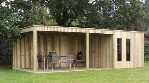 Tuinhuis met jaloeziewanden met heldere ramen 3,18 x 8,16 m, Tuin en Terras, Tuinhuizen, 200 tot 400 cm, 2 ramen, 500 cm of meer