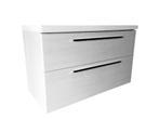 onderkast + wastafel Winner Pine-White 80 cm, Huis en Inrichting, Badkamer | Badkamermeubels, Ophalen of Verzenden, Nieuw