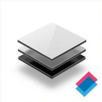 Dibond® platen GRATIS op maat - wit, alu en vele kleuren