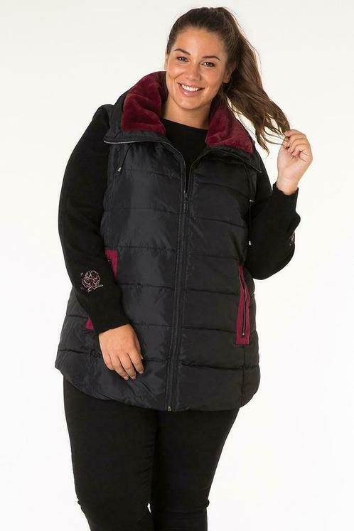 Bodywarmer Yesta zachte kraag maat 50, Kleding | Dames, Bodywarmers, Verzenden