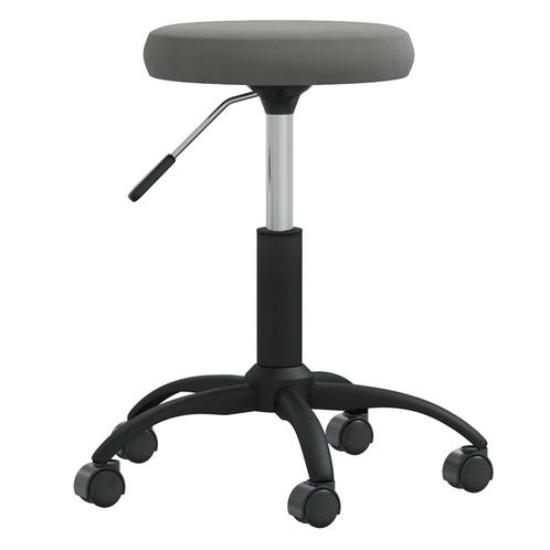 vidaXL Massagekruk fluweel donkergrijs, Sport en Fitness, Massageproducten, Nieuw, Verzenden
